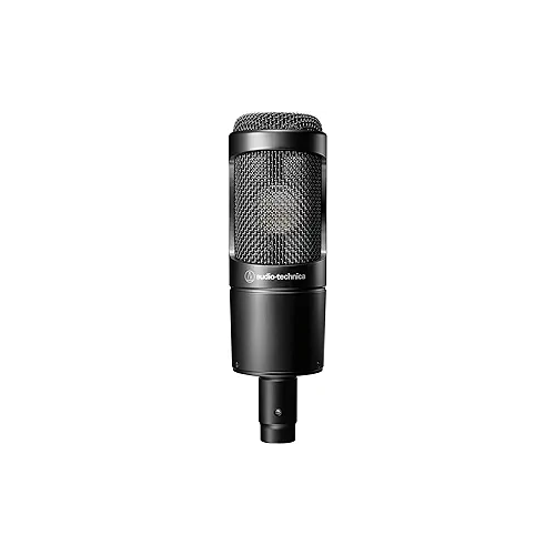 Audio-Technica AT2035 Cardioid Condenser Microphone, Perfect for Studio, Podcasting & Streaming, XLR Output, Includes Custom Shock Mount, Black