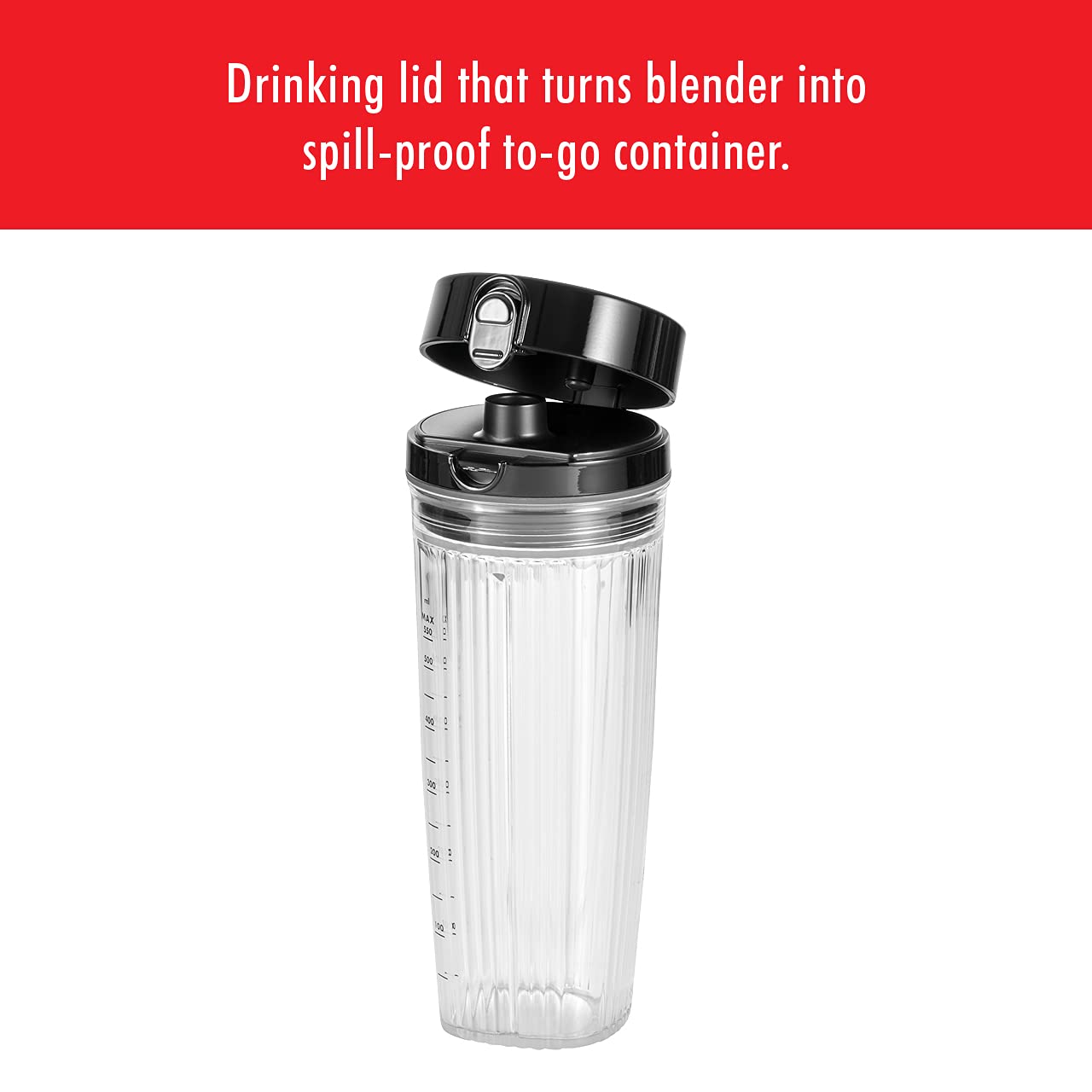 ZWILLING Enfinigy Personal Blender, Piranha Teeth Cross Blade for Ultimate Blending, Smoothies, Shakes and More, 20 fl oz Breakproof Travel Cup with Lid, BPA Free, Black