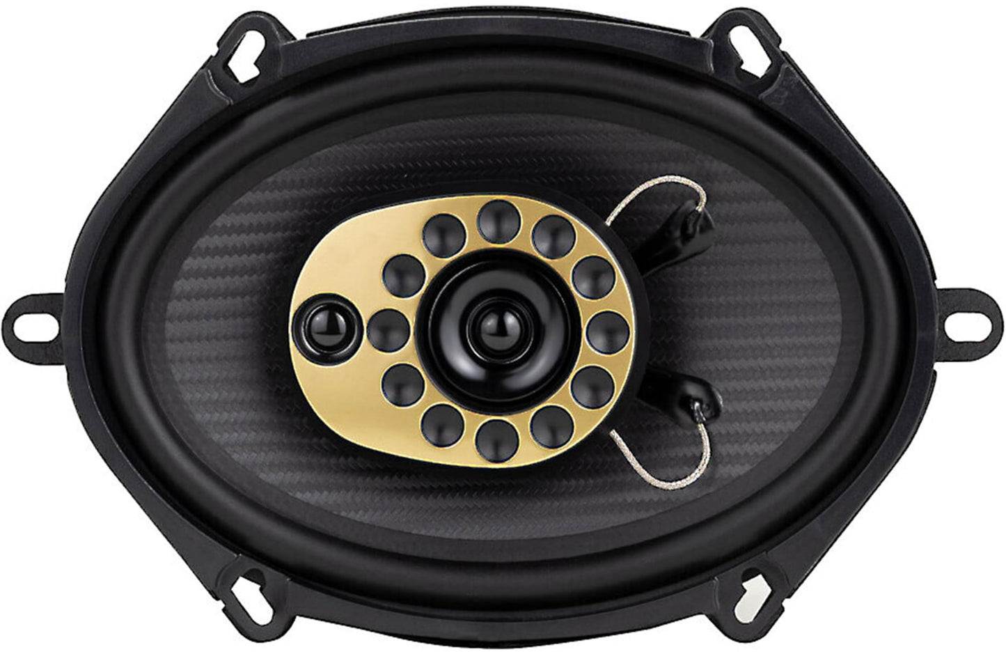 Jensen JS68T Full Range 6?x8? 3-Way Speakers | Multi-Fit Design | Fits 5?x7? Openings | Sold in Pairs