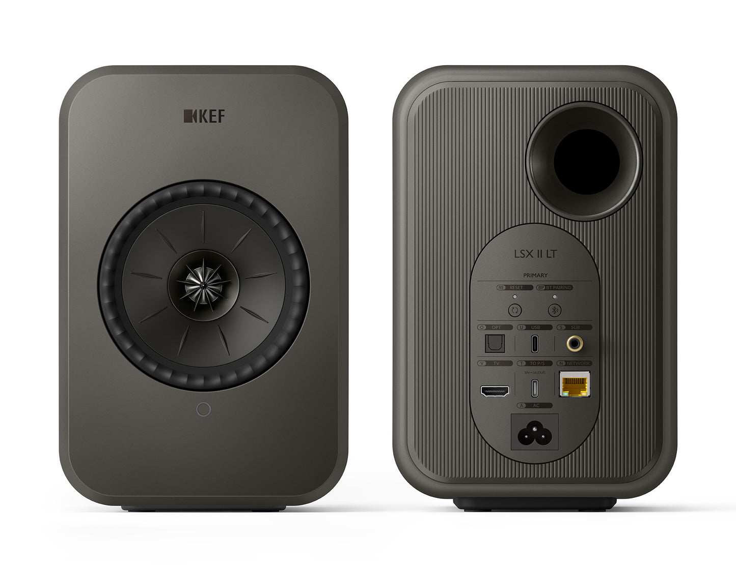 KEF LSXII LT Powered Speakers with HDMI, Apple AirPlay 2, Chromecast Built-In, Wi-Fi, and Bluetooth (Pair)