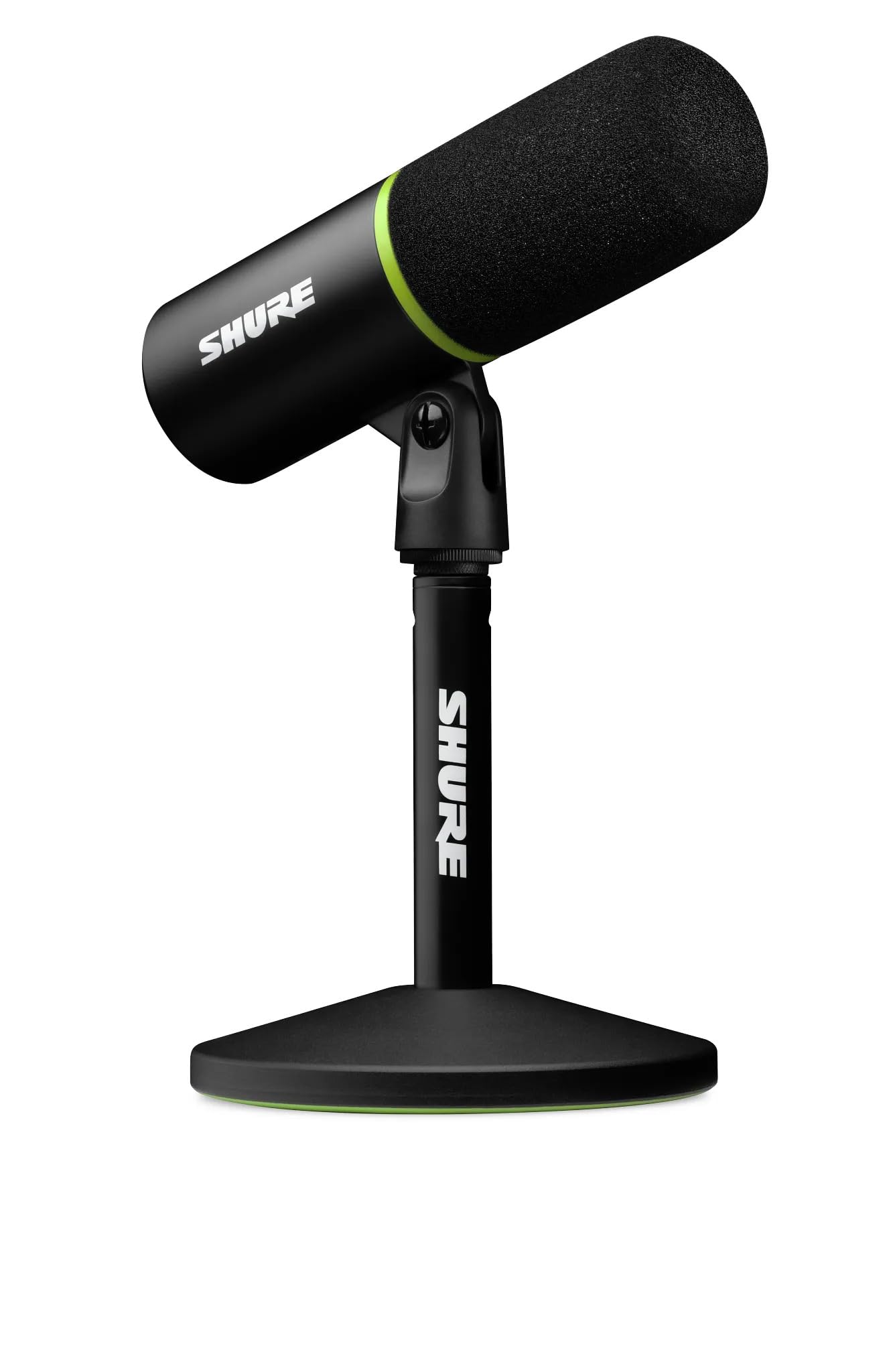 Shure MV6 Gaming Microphone, Dynamic USB PC Mic for Gaming & Streaming - Desktop Stand, Background Noise Cancellation, Tap-to-Mute & 3.5mm Output for Real-Time Headphone Monitoring