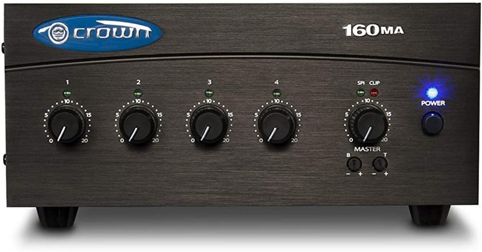 Crown 160MA Four-input, 60-Watt Mixer/Amplifier - Misc - electronicsexpo.com