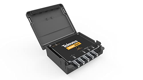 Televes SmartKom 531981 Antenna Combiner Preamp Rotor Alternative Combines Up to 3 Antennas and Distributes Signal Fine Tune with iOS/Android App