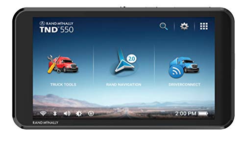 Rand McNally TND 550 5" GPS Truck Navigator Custom Truck Routing and Rand Navigation 2.0  (Open Box)