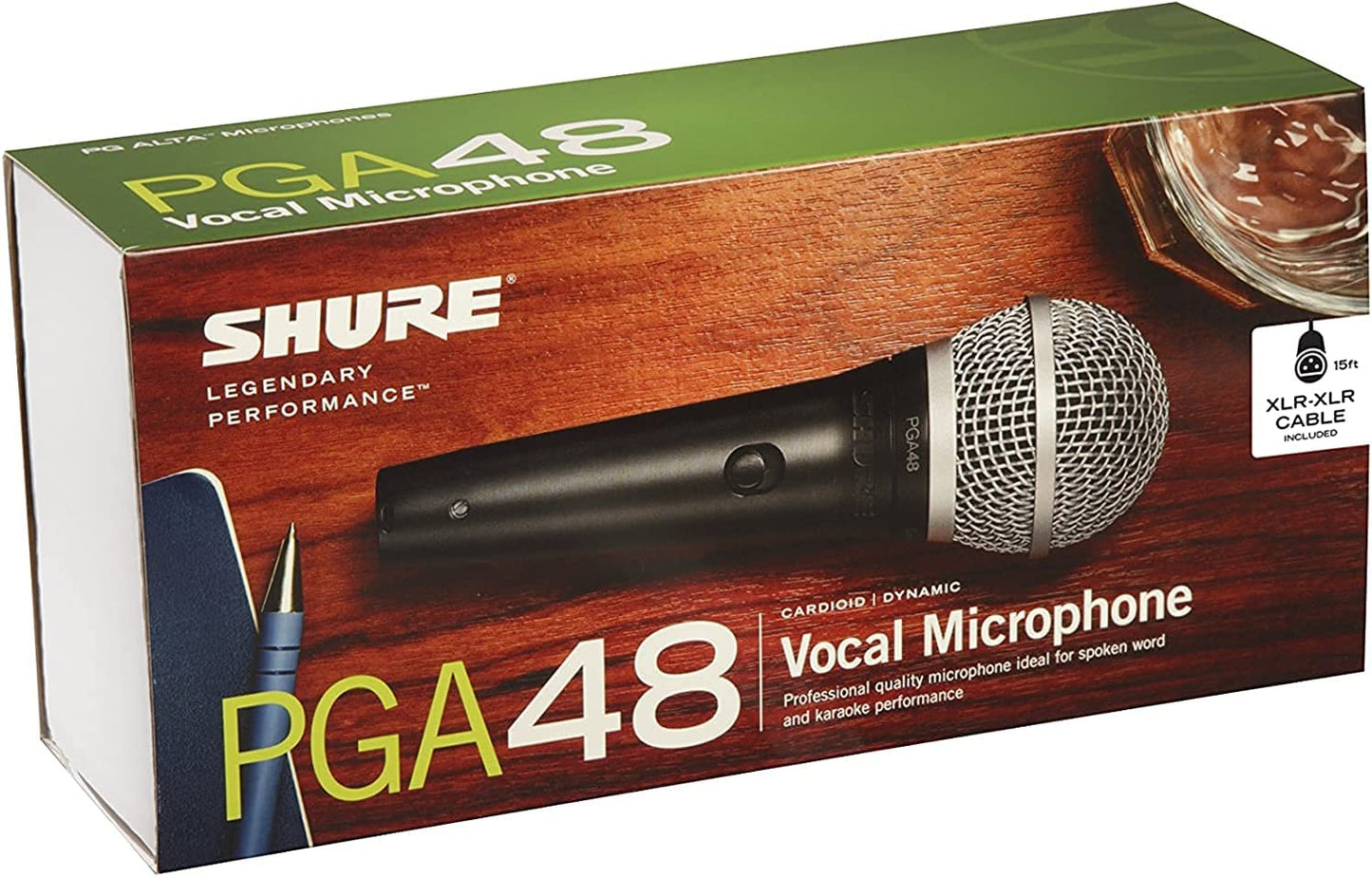 Shure PGA48-XLR Cardioid Dynamic Vocal Microphone