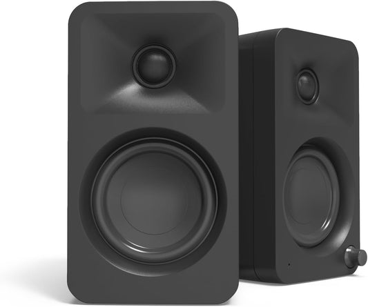 Kanto ORA 100W Powered Reference Desktop Speakers with Bluetooth - Black, Pair -  - electronicsexpo.com