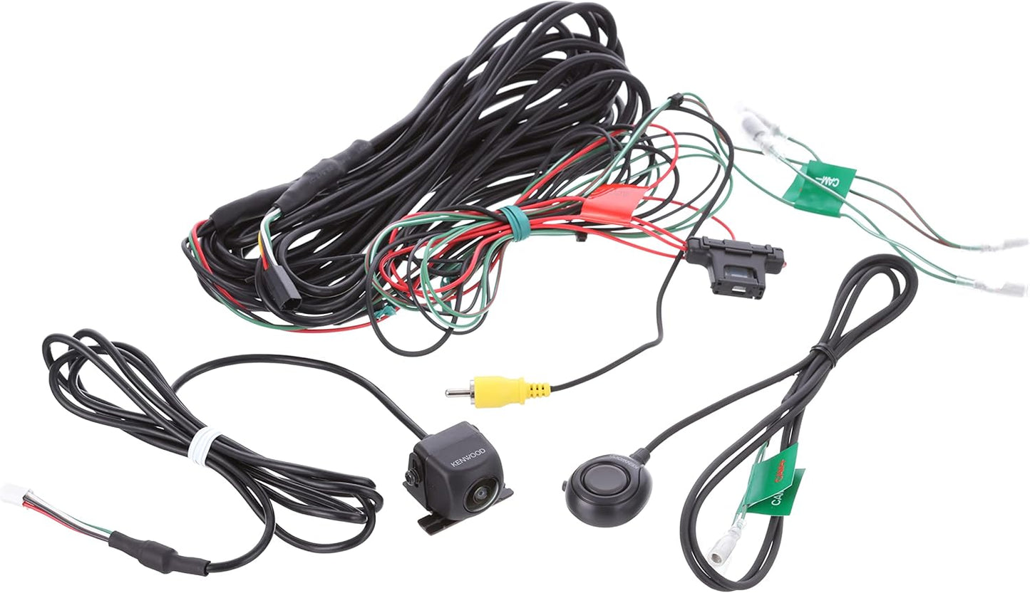 Kenwood CMOS-320LP Front or Rear View Camera with License Plate Mounting Kit & Camera Switch Unit (Open Box)