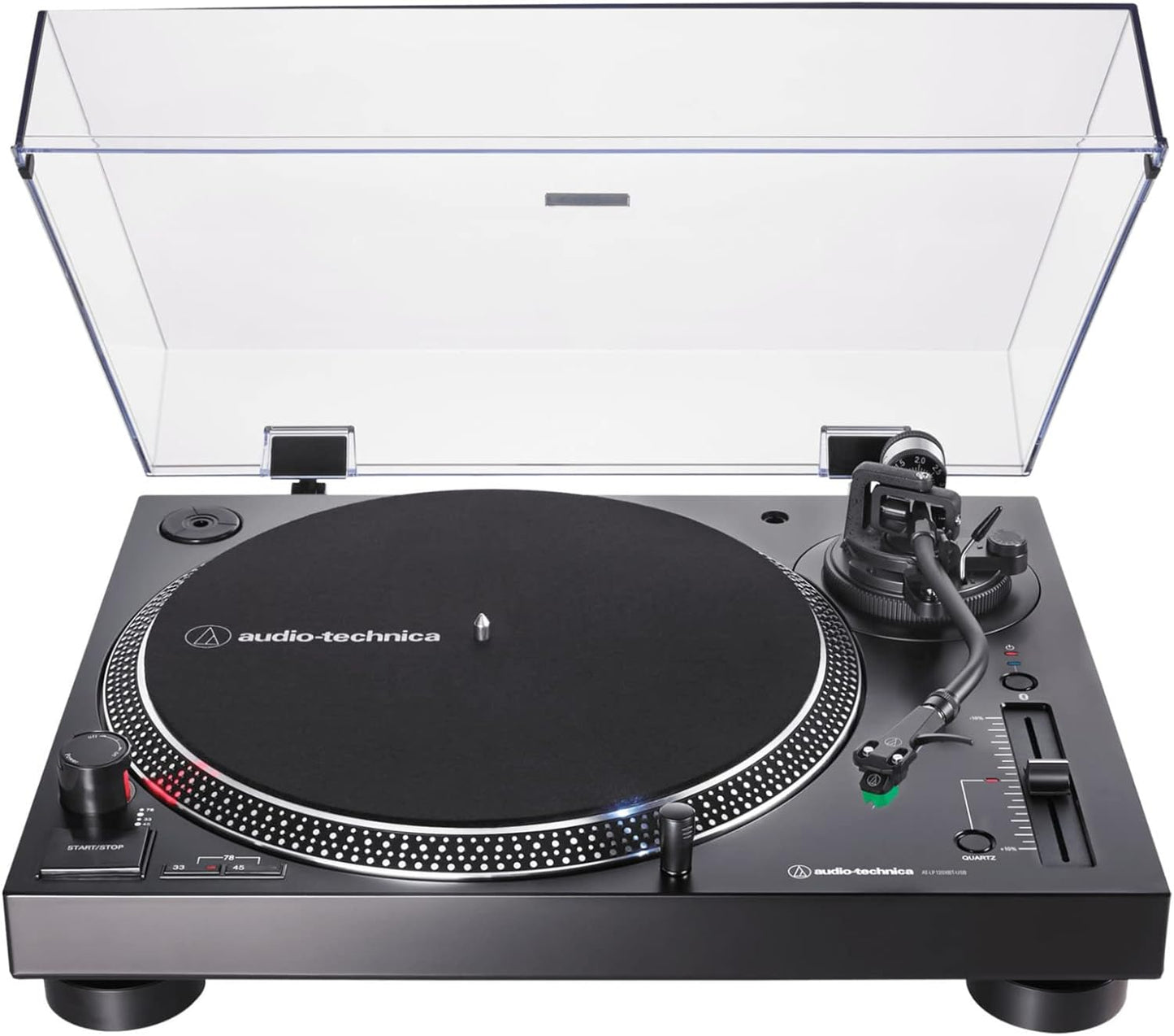 Audio-Technica AT-LP120XBT-USB Wireless Turntable (Black) with Klipsch R-40PM Powered Speakers - Bundle -  - electronicsexpo.com