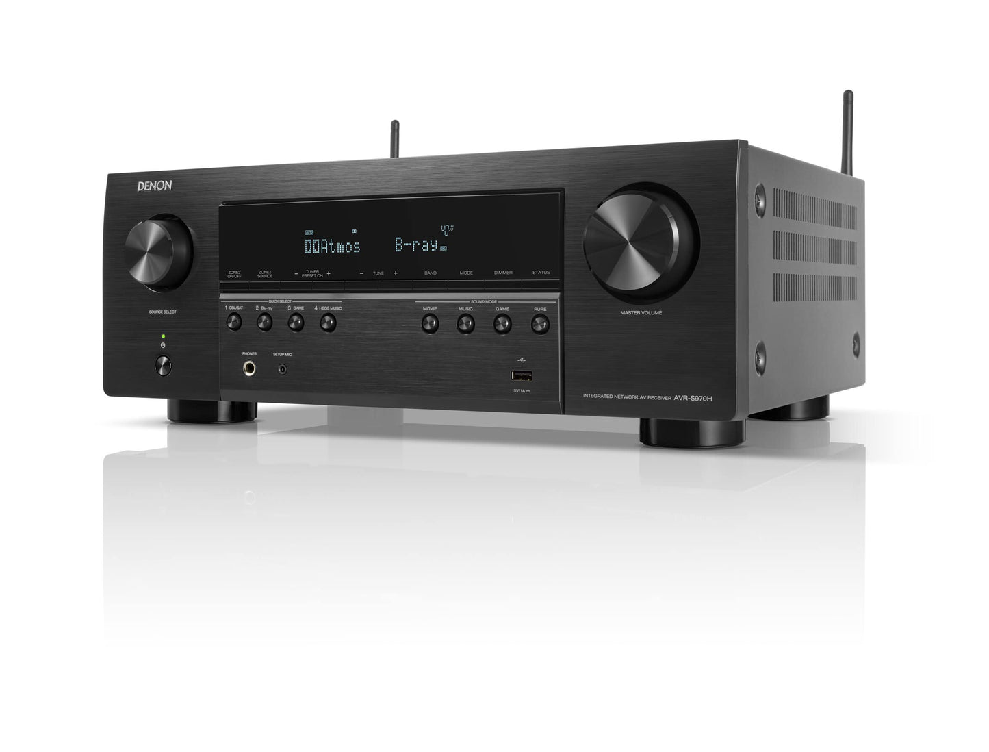 Denon AVR-S970H 7.2-Channel Home Theater Receiver (Open Box)