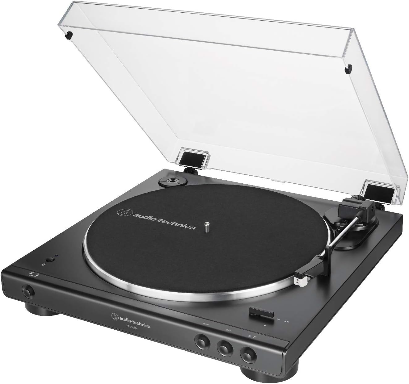 Audio-Technica AT-LP60XBT-BK Turntable (Black) with  Kanto YU6 Matte Black Powered Speakers - Bundle -  - electronicsexpo.com