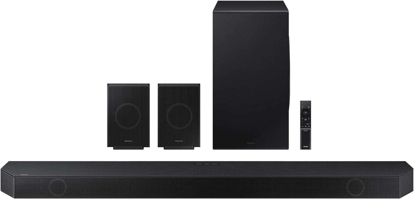 Samsung HW-Q990D Powered 11.1.4-Channel Sound Bar System with Wi-Fi, Apple AirPlay 2, Dolby Atmos, and DTS:X