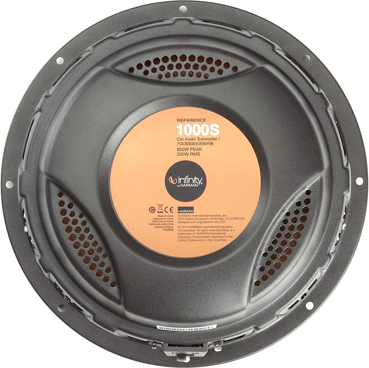 Infinity REF1000S 10 Inch Shallow Mount Subwoofer