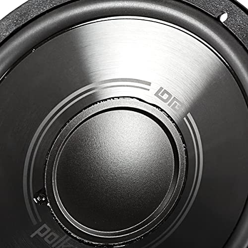 Polk Audio DB6502 DB+ Series Component Speaker System for Car & Marine - 6.5" 2-Way Speaker, 4-Ohm Impedance, 35-23kHz Frequency Response, Polypropylene Woofer Cone & Separate Silk Dome Tweeter