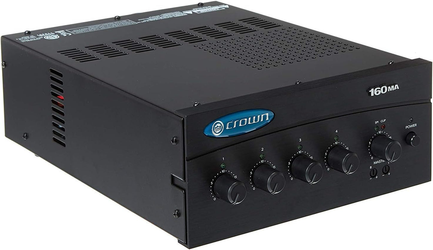 Crown 160MA Four-input, 60-Watt Mixer/Amplifier - Misc - electronicsexpo.com