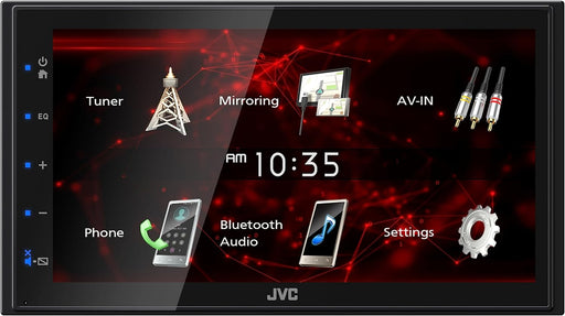 JVC KW-M180BT Bluetooth Car Stereo Receiver with USB Port – 6.75" Touchscreen Display -  - electronicsexpo.com