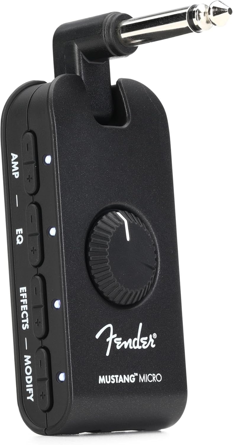 Fender Mustang Micro Headphone Amplifier, with 2-Year Warranty