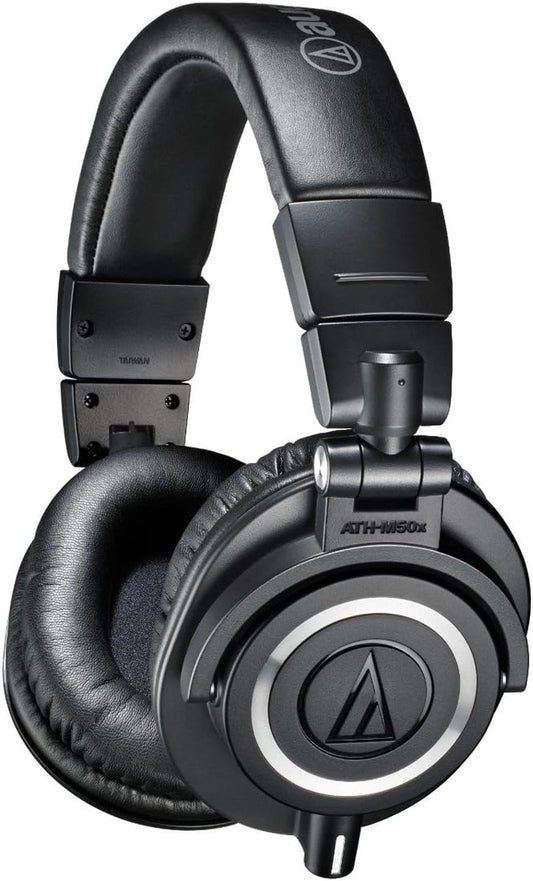 Audio-Technica ATH-M50x Closed-Back Monitor Headphones (Black)