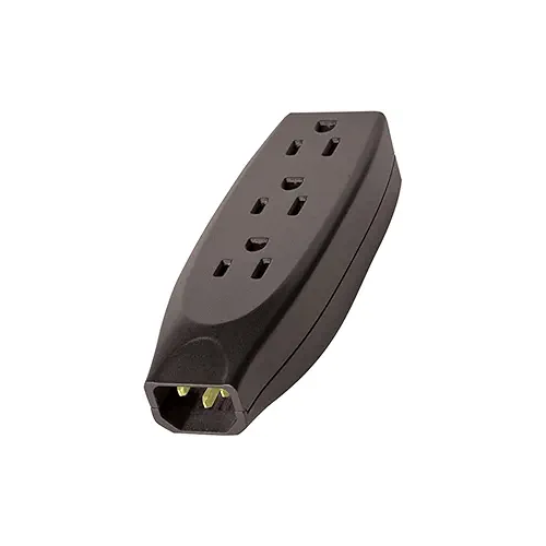 AudioQuest Power Strip Plug, Single (1) IEC Male to Three (3) IEC Female