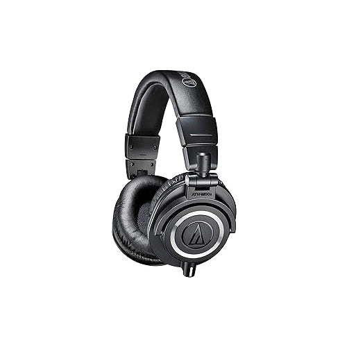 Audio-Technica ATH-M50x Closed-Back Monitor Headphones (Black)
