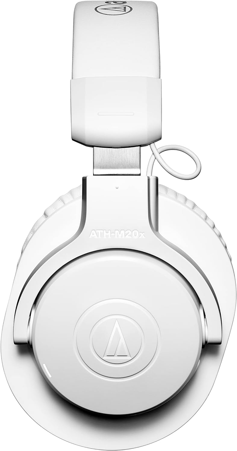 Audio-Technica ATH-M20XBTWH Wireless Over-Ear Headphones (White)