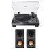 Audio-Technica AT-LP120XBT-USB Wireless Turntable (Black) with Klipsch R-40PM Powered Speakers - Bundle -  - electronicsexpo.com