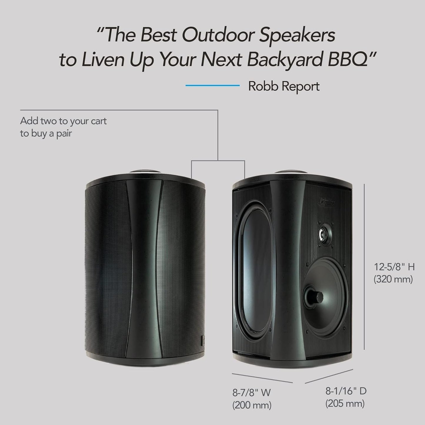 Definitive Technology AW5500 Outdoor Speakers (4 Speaker Bundle)