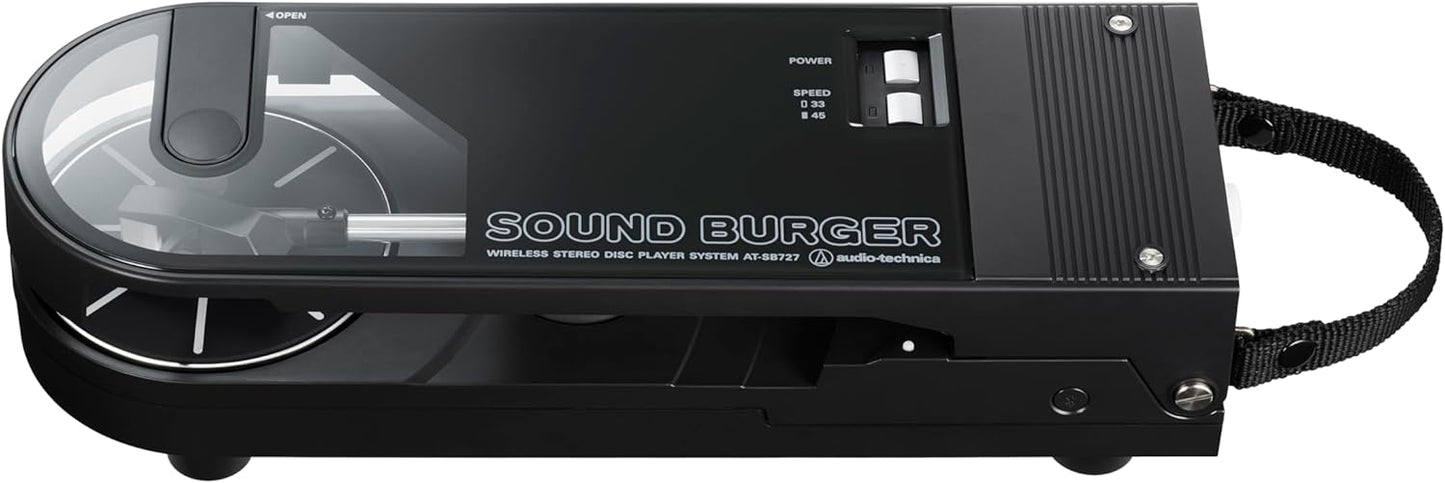 Audio-Technica AT-SB727 Sound Burger Portable Bluetooth Turntable