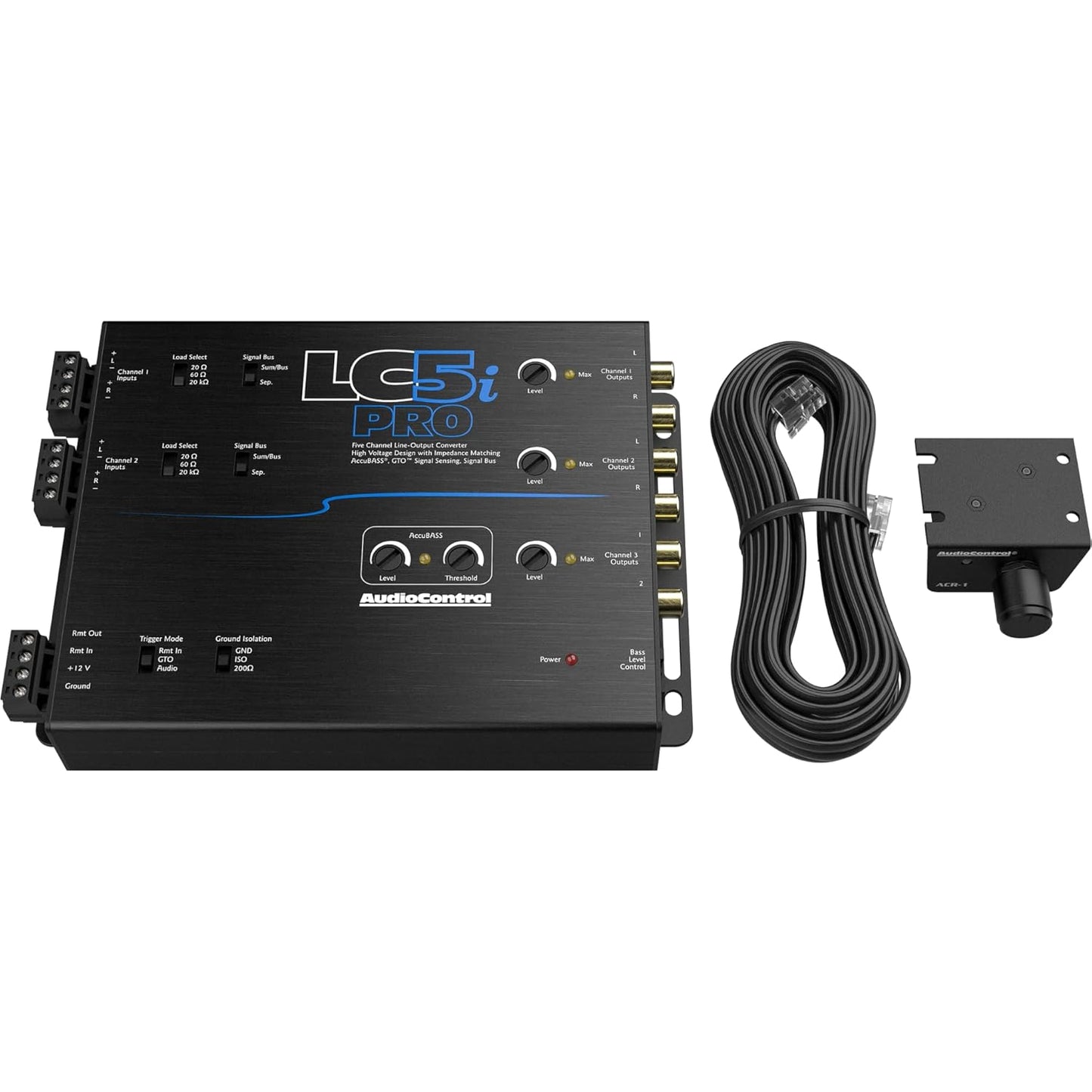 AudioControl LC5iPRO 5-Channel Line Output Converter with AccuBASS