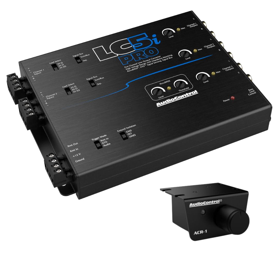 AudioControl LC5iPRO 5-Channel Line Output Converter with AccuBASS