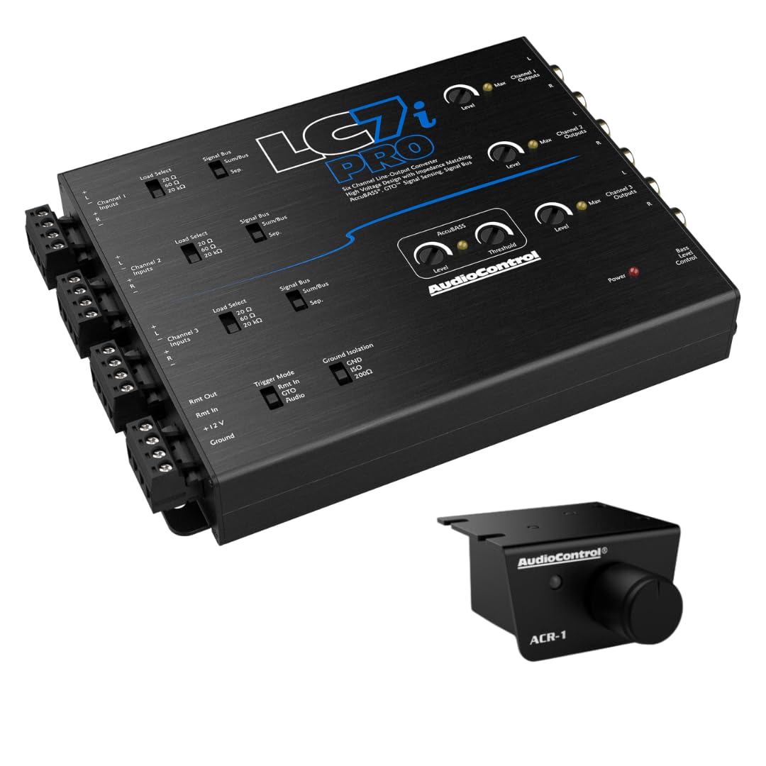 AudioControl LC7iPRO 6-Channel Line Output Converter with AccuBASS