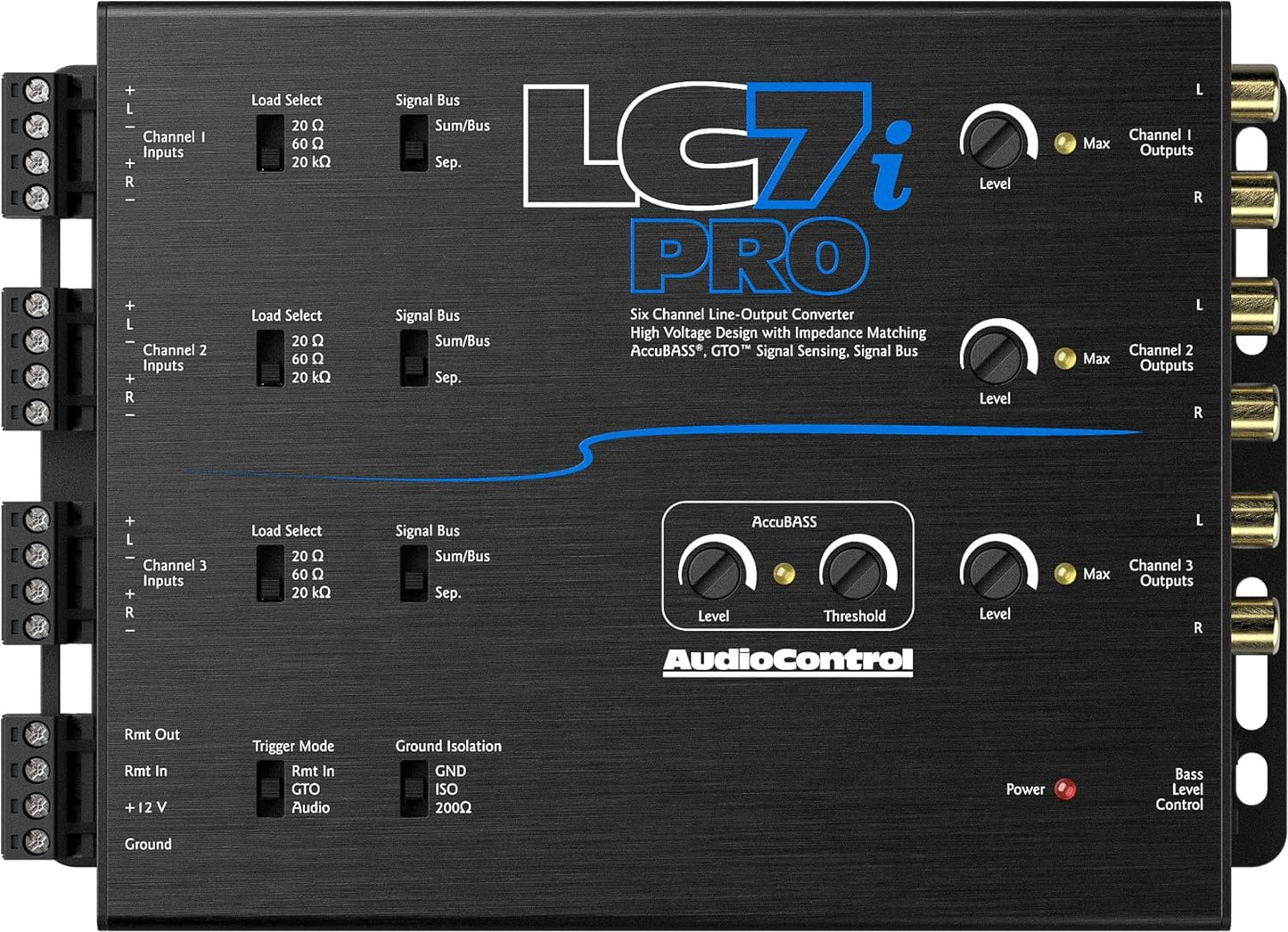 AudioControl LC7iPRO 6-Channel Line Output Converter with AccuBASS