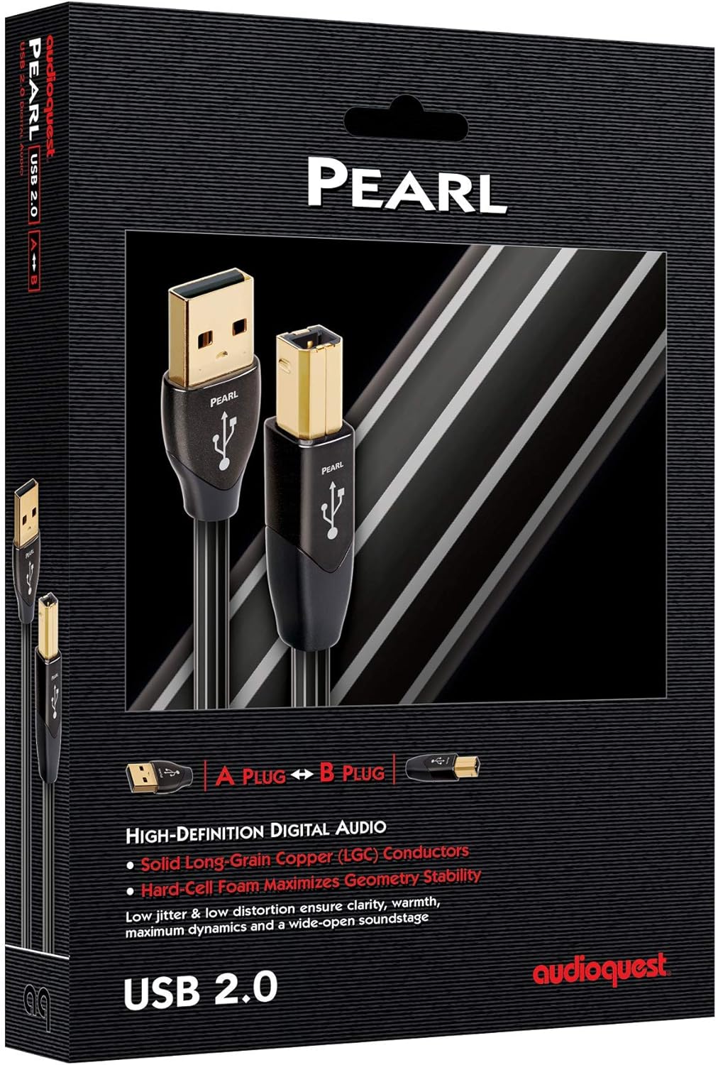 AudioQuest PEARL USB A to B 0.75 Meters