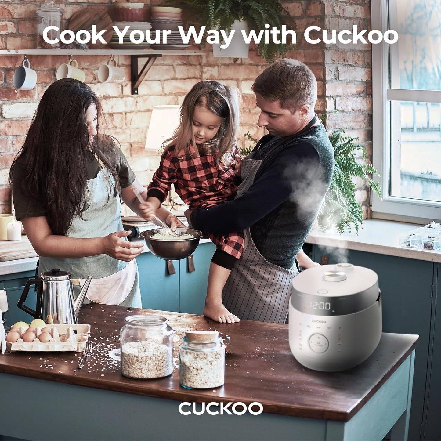 Cuckoo CRP-LHTR0609FW Small Stainless Steel Rice Cooker with Induction Heating Dual Pressure & 16+ Menu Options (White)