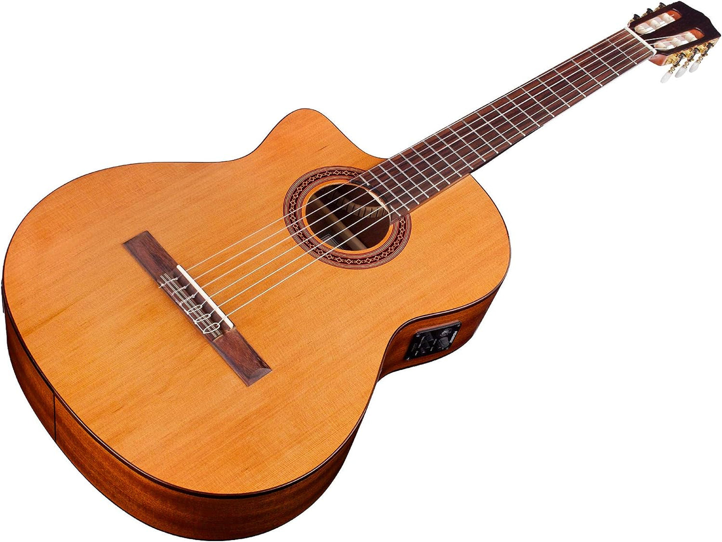 Cordoba C5-CE CD Lefty Cutaway Acoustic-Electric Nylon String Guitar (Iberia Series)