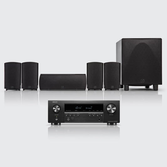 Definitive Technology ProCinema 6D 5.1 Channel Home Theater System with Denon AVR-S570BT AV Receiver Bundle