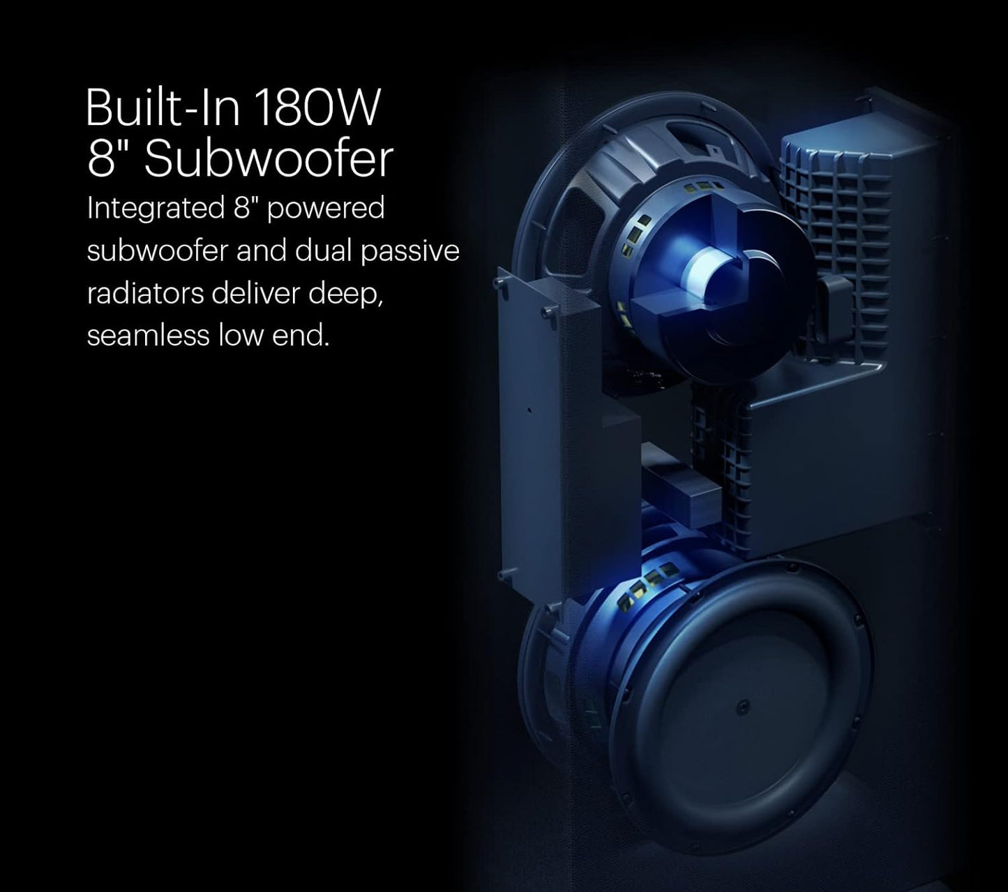 Definitive Technology Dymension DM60 Bipolar Floor-Standing Speaker with Built-in 8" Powered Subwoofer (Each)