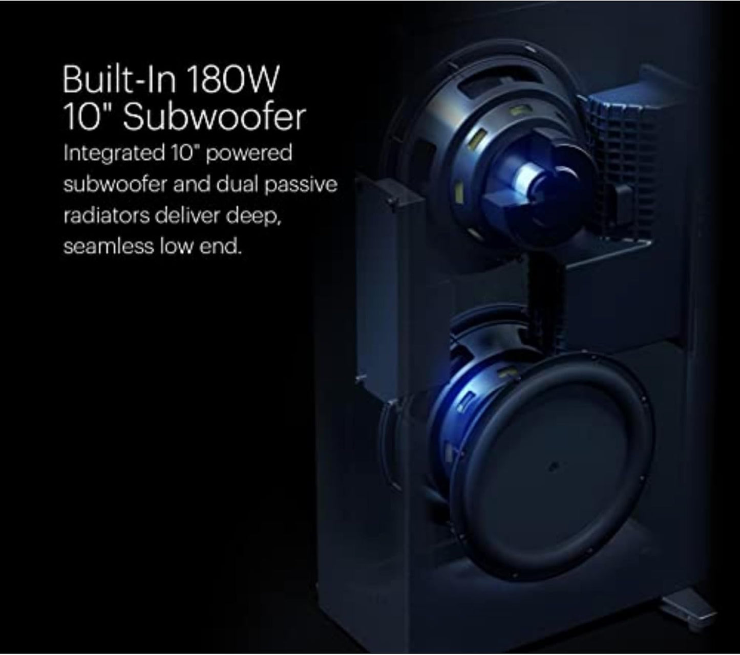 Definitive Technology Dymension DM70 Bipolar Floor-Standing Speaker with Built-In 10" Powered Subwoofer