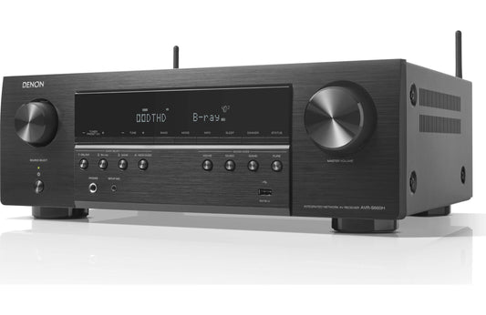 Denon AVR-S660H 5.2-Channel Home Theater Receiver (Certified Refurbished)