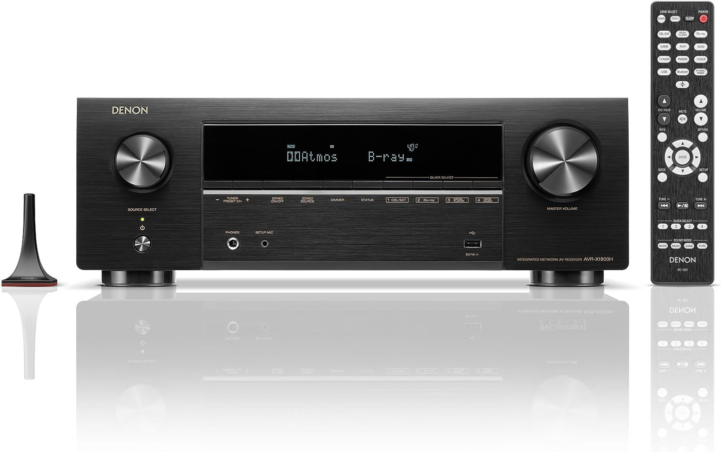 Denon AVR-X1800H 7.2 Channel 8K AV Receiver