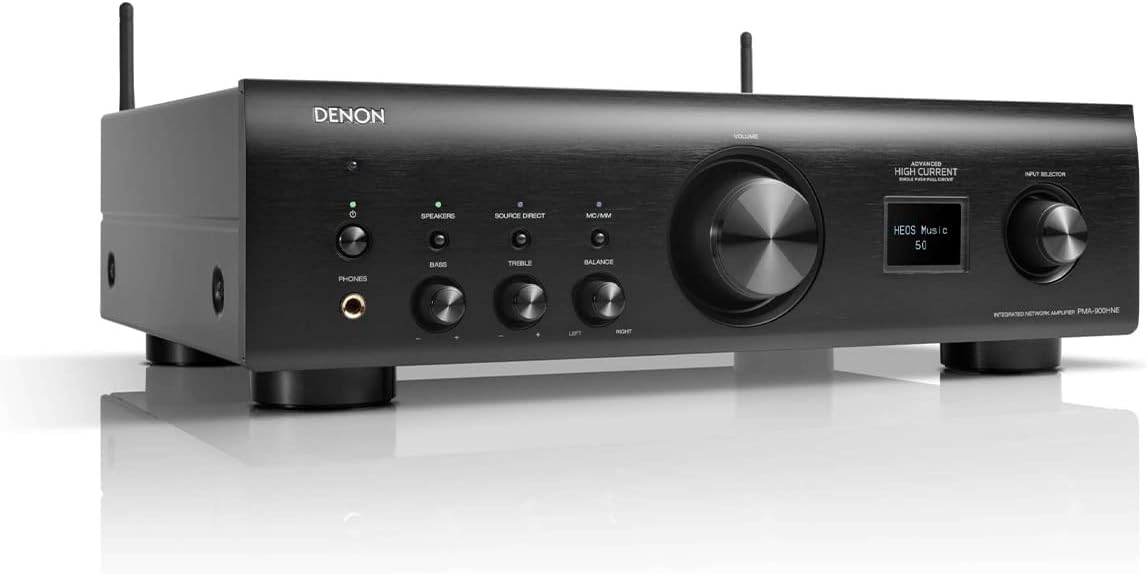 Denon PMA-900HNE Stereo Integrated Amplifier with Wi-Fi, Bluetooth, Apple AirPlay 2, and HEOS Built-In