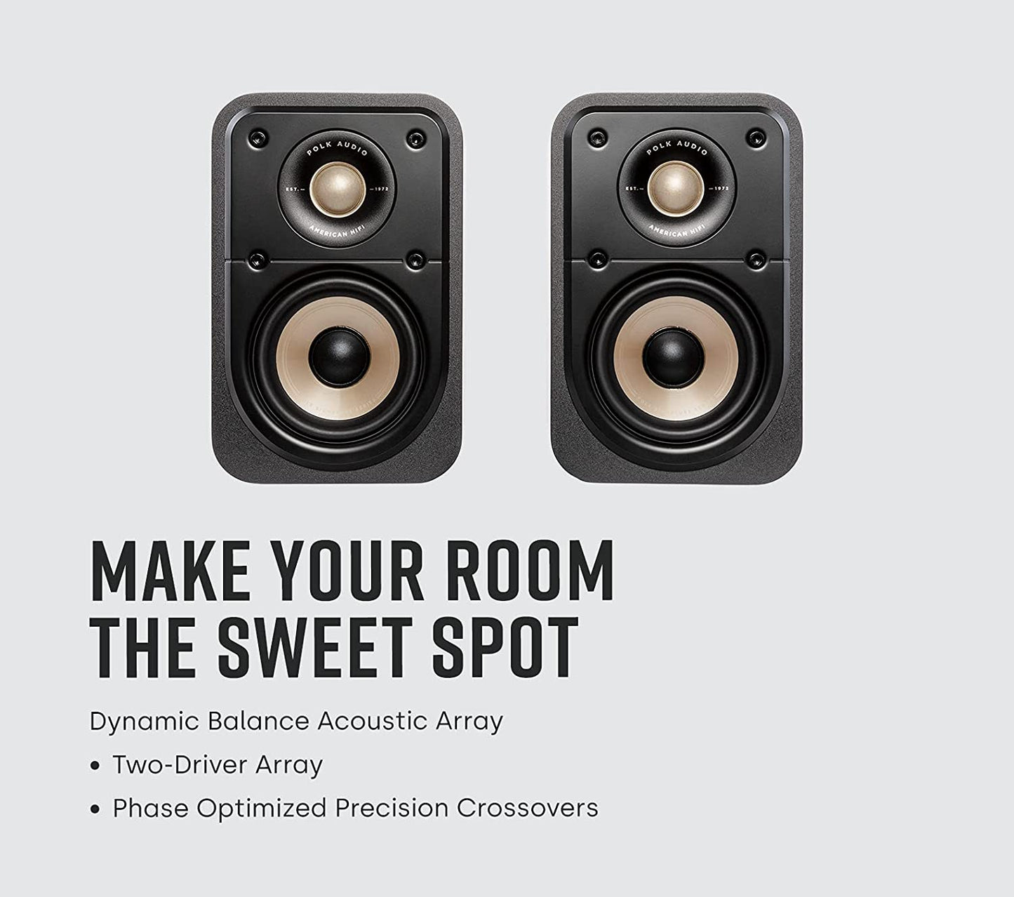 Polk Signature Elite ES20 Bookshelf Speaker (Pair)