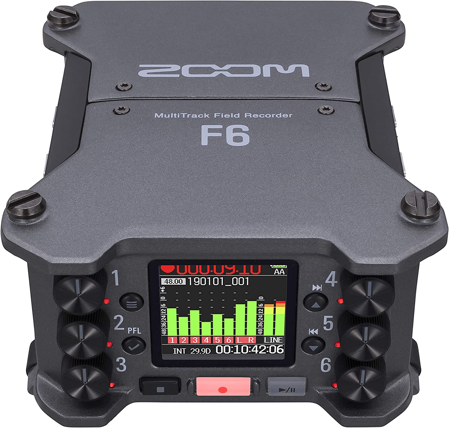 Zoom F6 6-Input 14-Track Multitrack Field Recorder