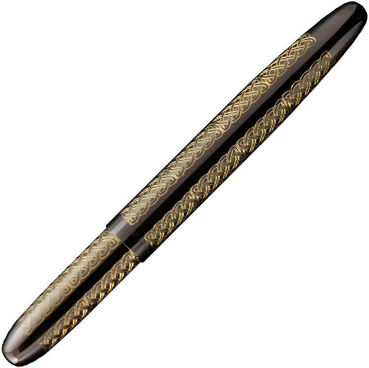 Fisher ‎FP844108 Space Pen Bullet Pen 400 Series Titanium-Nitride, Black Engraved Celtic