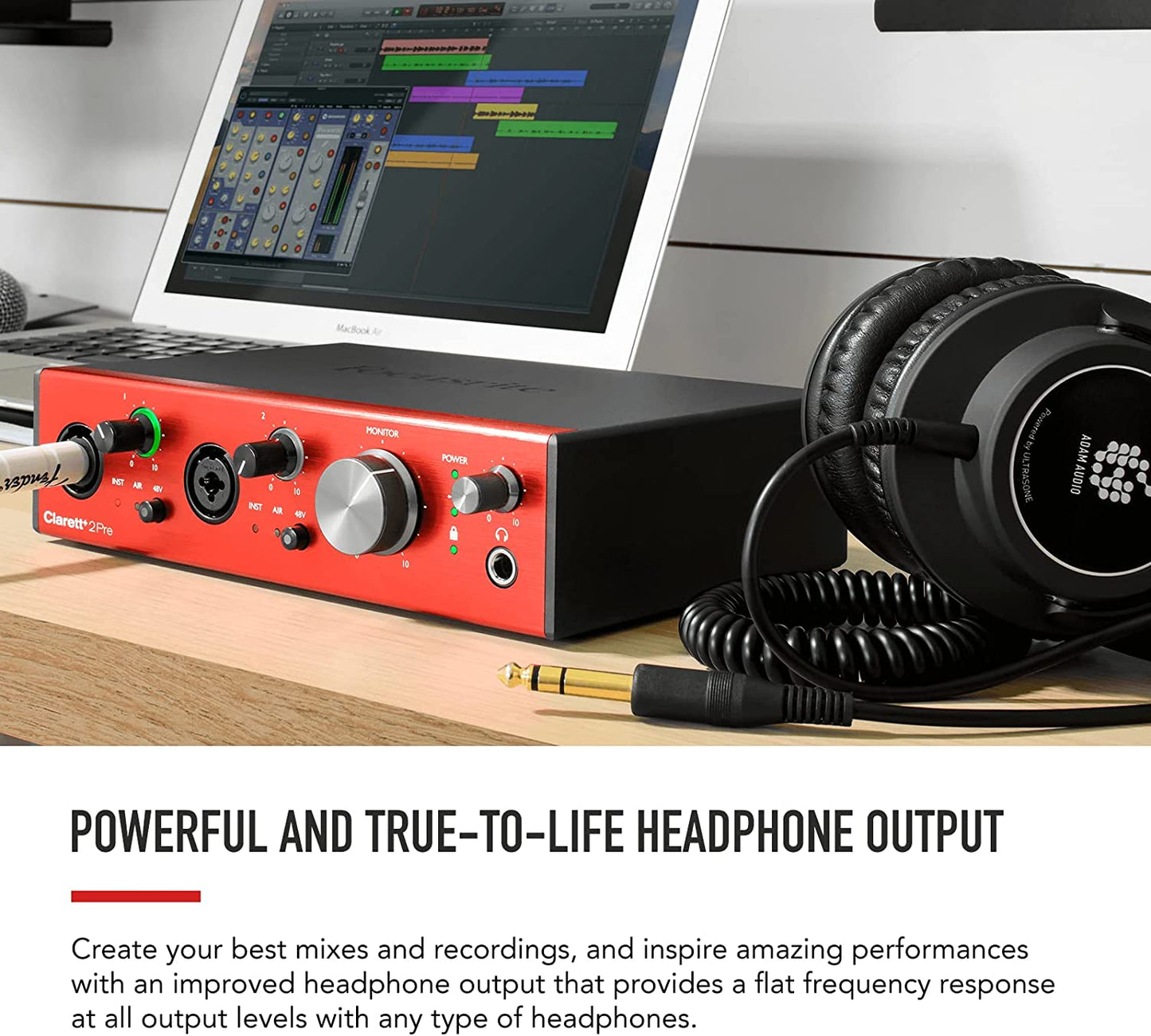 Focusrite Clarett+ 2Pre 10-In / 4-Out Audio Interface