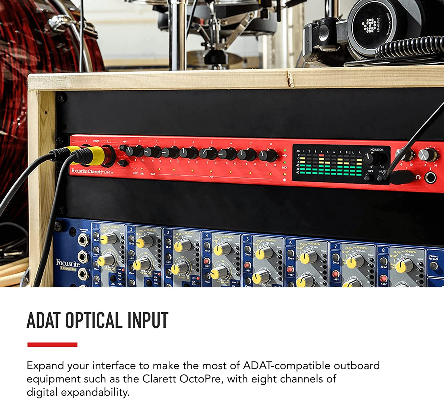 Focusrite Clarett+ 8Pre 18-In / 20-Out Audio Interface