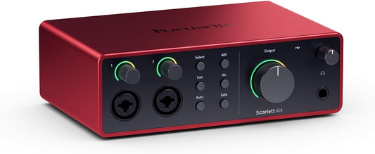 Focusrite Scarlett 4i4 USB-C Audio Interface (Gen 4)