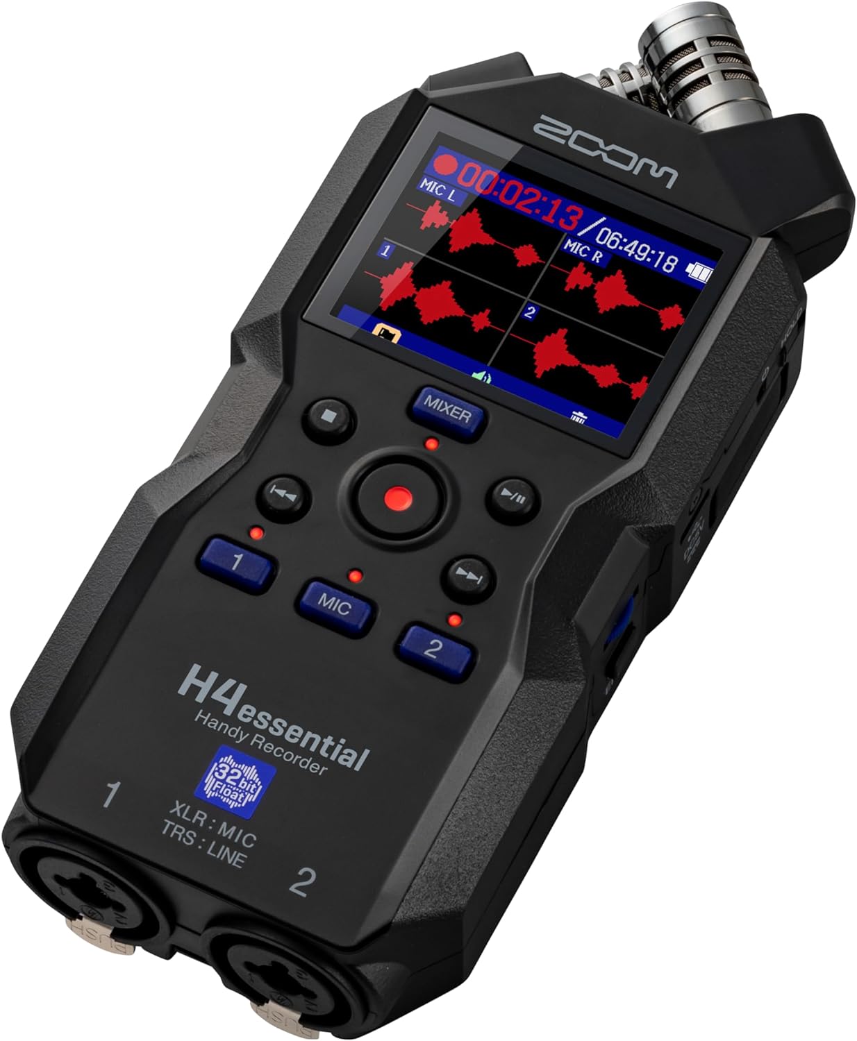 Zoom H4essential 4-Track 32-Bit Float Portable Audio Recorder