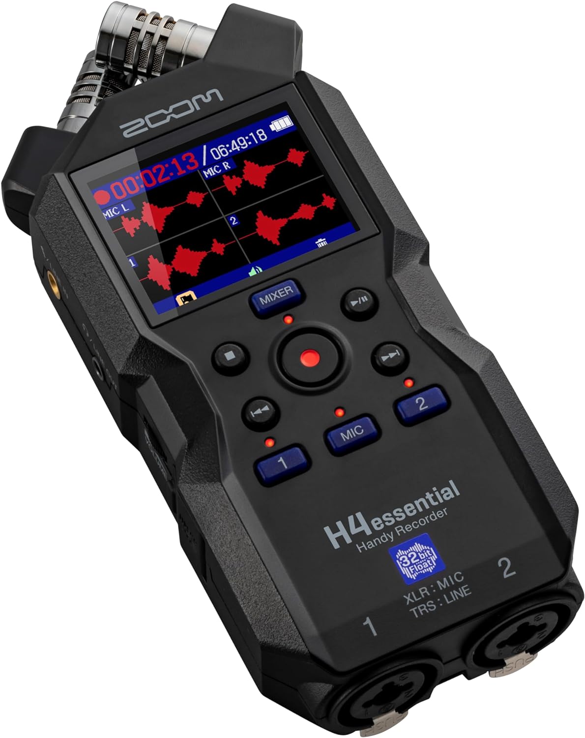 Zoom H4essential 4-Track 32-Bit Float Portable Audio Recorder