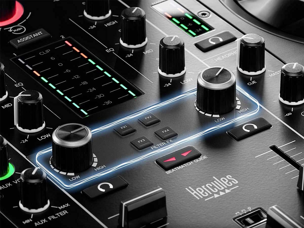 Hercules DJControl Inpulse 500 2-Deck USB DJ Controller for Serato DJ and DJUCED