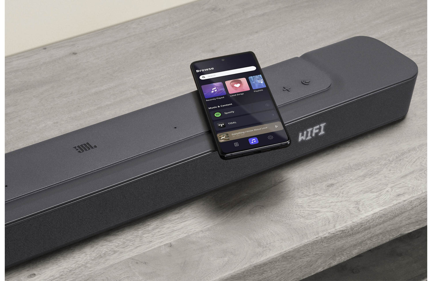 JBL Bar 300 Powered 5-Channel Sound Bar with Bluetooth, Wi-Fi, Apple AirPlay 2, and Dolby Atmos